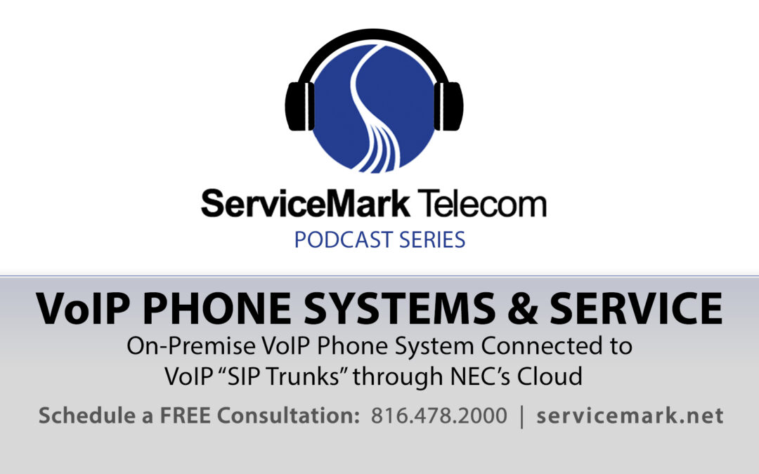 On-Premise VoIP Phone System Connected to VoIP “SIP Trunks” through NEC’s Cloud EXPLAINED